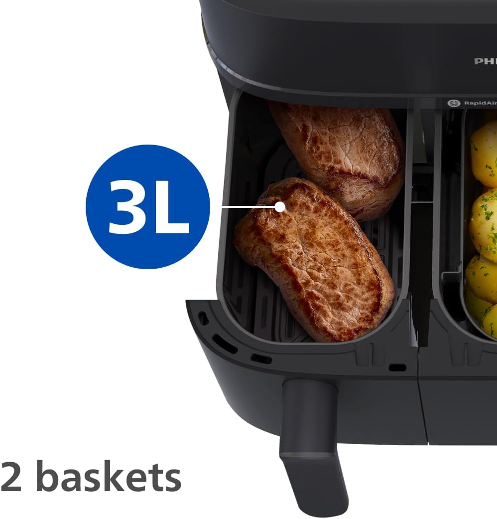 Philips Steamfry 5000 Dual Basket NA550 (9L) - Image 8